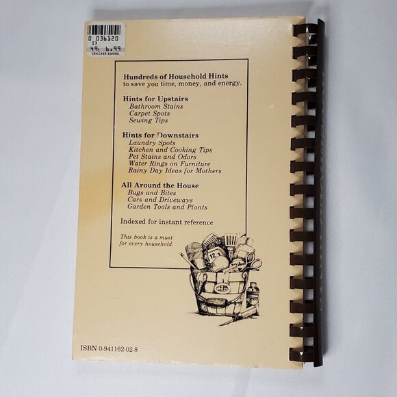 Hints for Upstairs, Downstairs, and All Around The House by Carol Rees. 1987 - Picture 2 of 2